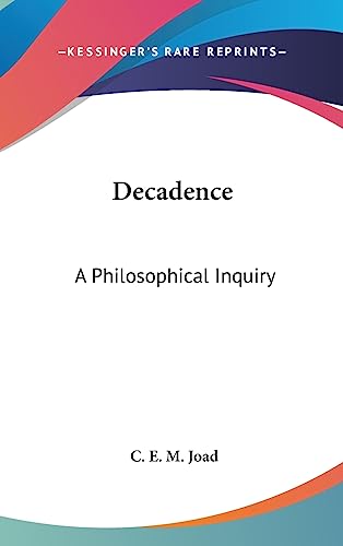 Decadence cover