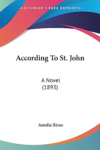 According To St. John cover