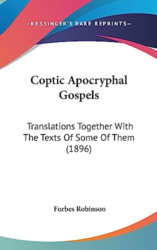 Coptic Apocryphal Gospels