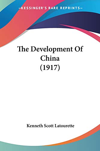 The Development Of China (1917)