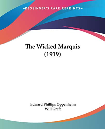 The Wicked Marquis (1919) cover