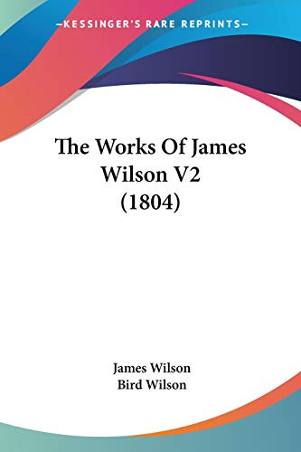 The Works Of James Wilson V2 (1804) cover