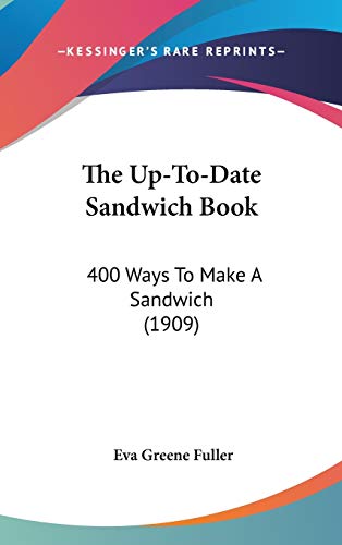 The Up-To-Date Sandwich Book