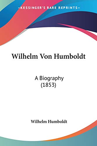 Wilhelm Von Humboldt cover