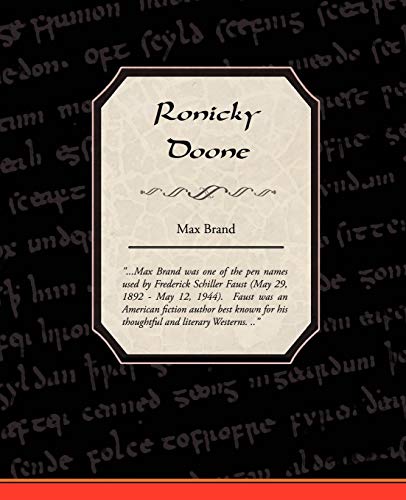 Ronicky Doone cover