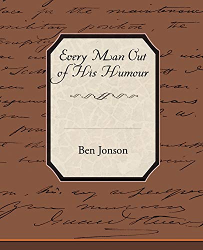 Every Man Out of His Humour cover