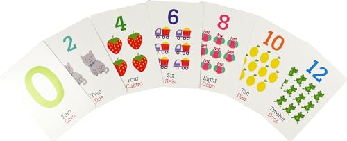 Bilingual Numbers Flash Cards (English/Spanish) cover