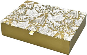 Golden Doves Deluxe Boxed Holiday Cards (20 Cards, 21 Self-Sealing Envelopes) 