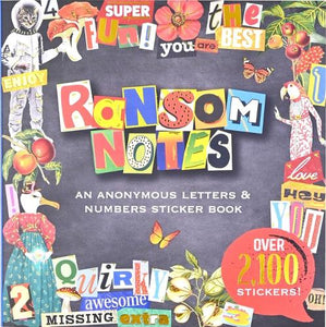 Ransom Notes Sticker Book (Over 2100 Stickers!) 