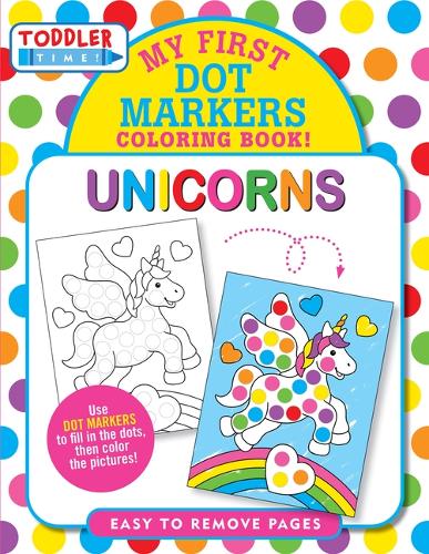 Unicorns Dot Markers Coloring Book (Easy to Remove Pages) (Artist's Co cover
