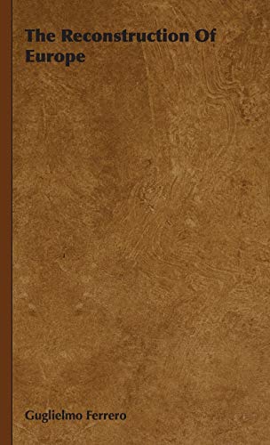 The Reconstruction Of Europe cover