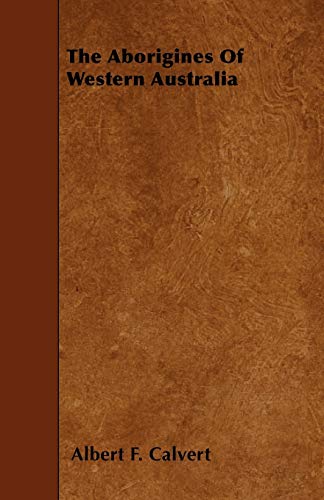 The Aborigines Of Western Australia cover