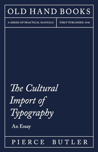 The Cultural Import of Typography cover