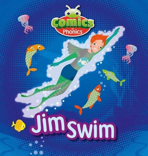 T300A Comics for Phonics Jim Swim Red C Set 10