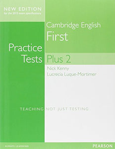 Cambridge First Volume 2 Practice Tests Plus New Edition Students' Book without Key 