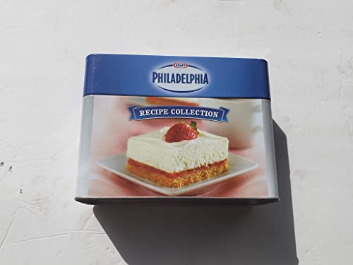 Collectible Philadelphia Cream Cheese Tin with Recipe Card Collection by Kraft Foods (2008) Cards