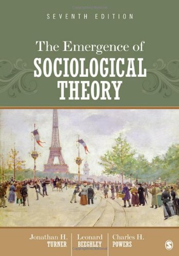 The Emergence of Sociological Theory cover