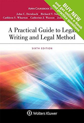 A Practical Guide to Legal Writing and Legal Method