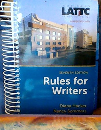 Rules for Writers, Seventh Edition