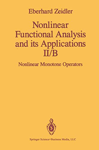 Nonlinear Functional Analysis and its Applications