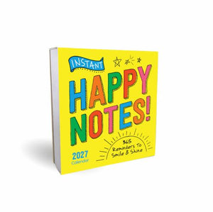 2027 Instant Happy Notes Boxed Calendar