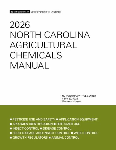 2026 North Carolina Agricultural Chemicals Manual cover