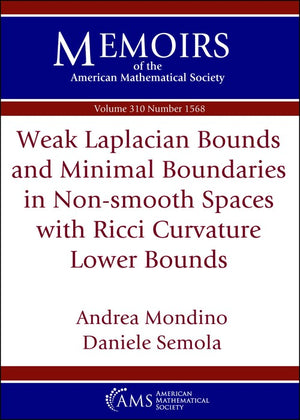 Weak Laplacian Bounds and Minimal Boundaries in Non-smooth Spaces with Ricci Curvature Lower Bounds