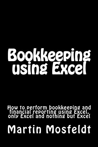Bookkeeping using Excel