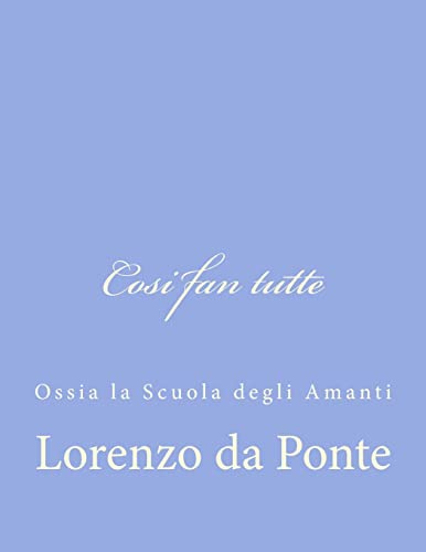 Cosi fan tutte