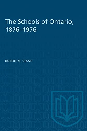 The Schools of Ontario, 1876-1976 cover
