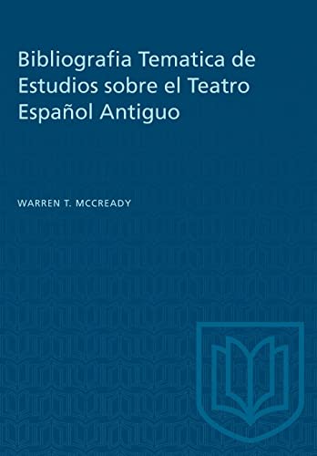 Bibliografia Tematica de Estudios sobre el Teatro Espa ol Antiguo cover