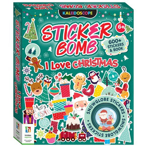 Kaleidoscope Sticker Bomb I Love Christmas!