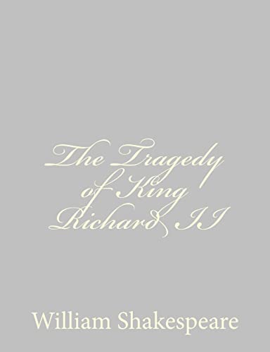 The Tragedy of King Richard II cover