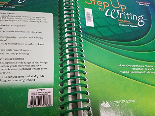 Step Up to Writing, Teacher Edition Grades K-2