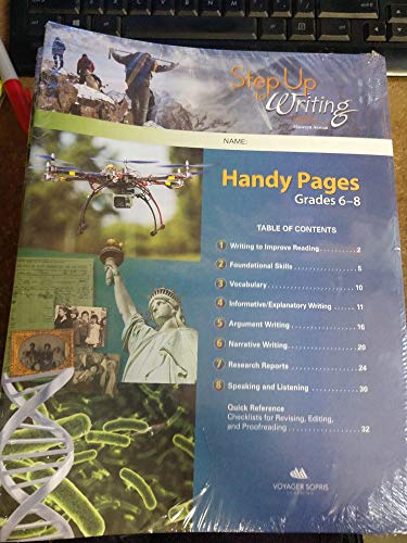 Step Up to Writing Handy Pages Grade 6-8 cover art