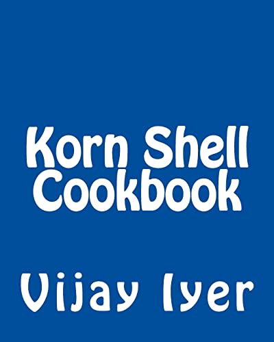 Korn Shell Cookbook cover