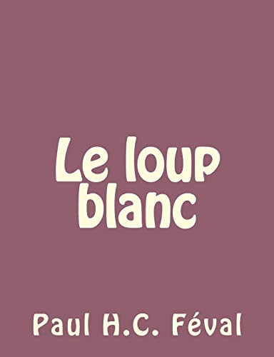 Le loup blanc cover