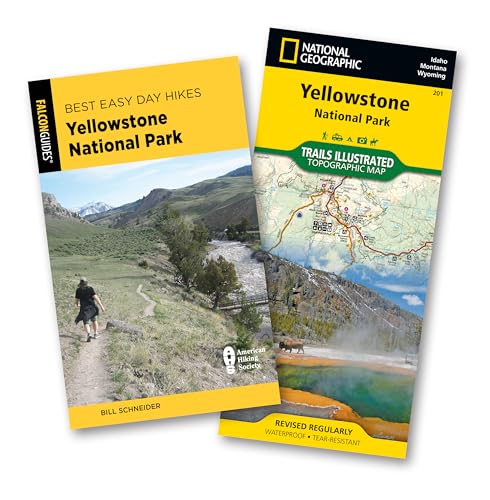 Best Easy Day Hiking Guide and Trail Map Bundle: Yellowstone National ...