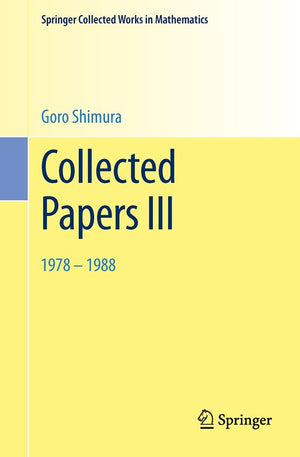 Collected Papers III