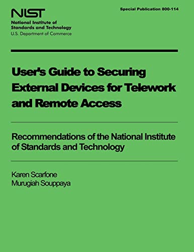 User's Guide to Securing External Devices for Telework and Remote Acce cover