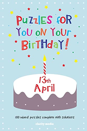 Puzzles for you on your Birthday - 13th April cover