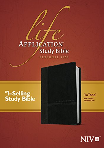 NIV Life Application Study Bible, Personal Size, Black/Onyx