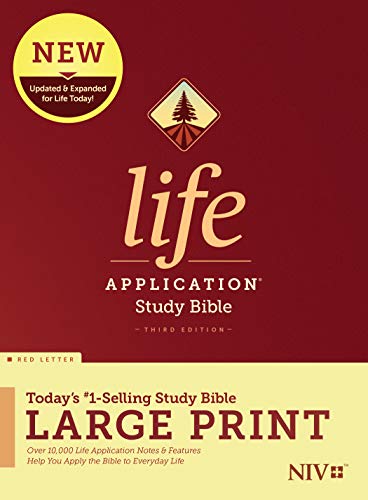 NIV Life Application Study Bible, Third Edition, Large Print cover