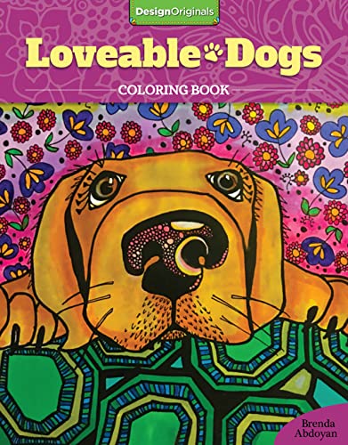 Lovable Dogs Coloring Book