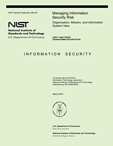 Managing Information Security Risk cover