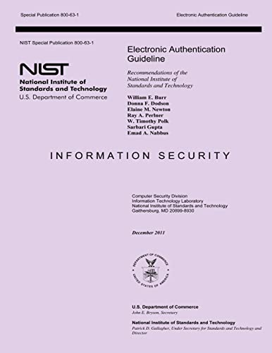 Electronic Authentication Guideline