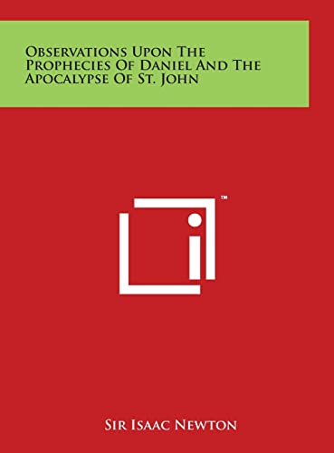 Observations Upon The Prophecies Of Daniel And The Apocalypse Of St. J cover
