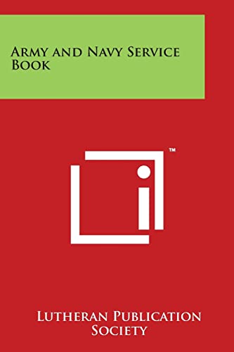 Army and Navy Service Book