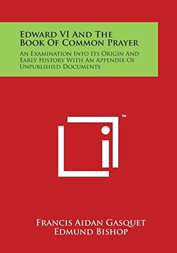 Edward VI And The Book Of Common Prayer cover