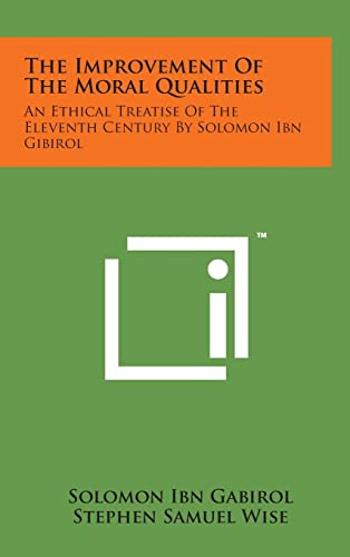 The Improvement of the Moral Qualities cover